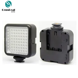 Miniluz led de 72 leds para vídeo, foto en cámara, zapata, lámpara LED con DU07 y cargador