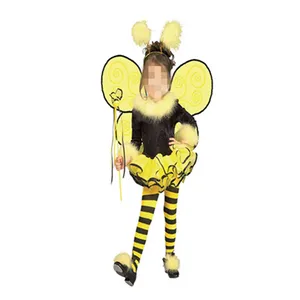 Girls Kids Bee With Wings Headband Costume de fantaisie Halloween