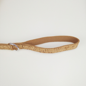 Custom Design Einstellbare Kork Taktische Leder materialien Hanf Gurtband Hunde geschirr Kleine Hunde geschirr Leine Set - Product Image 5