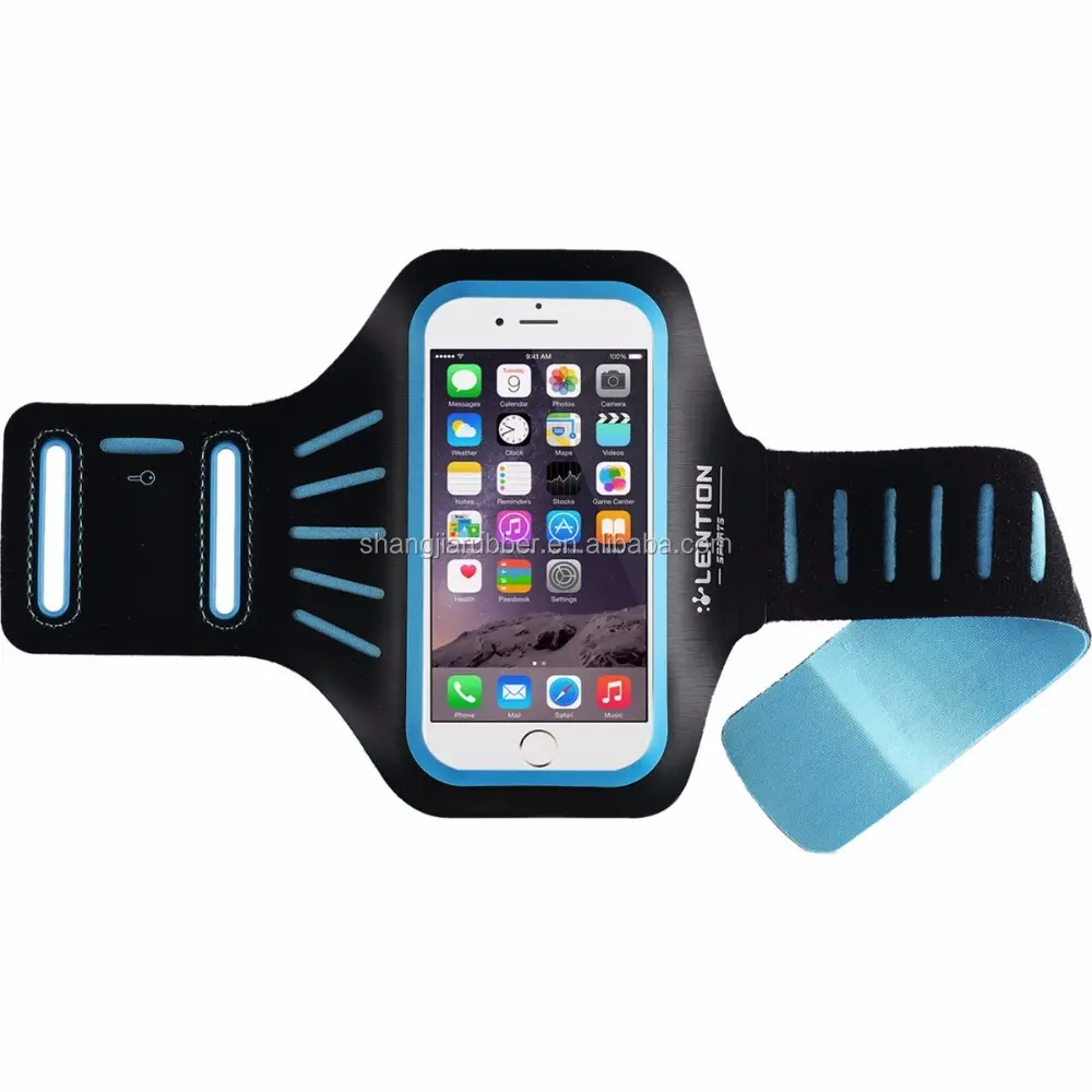 Оптовая продажа, неопреновый регулируемый спортивный браслет для бега, Аксессуары для мобильных телефонов
