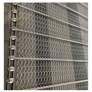 Metalen Kettingschakel Gaasband Roestvrijstalen Hittebestendige Spiraaldraadgaasband Transportband - Product Image 1