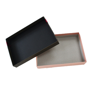 Lujo <span class=keywords><strong>mate</strong></span> laminación de cartón caja de embalaje pajarita con tapa - Product Image 3