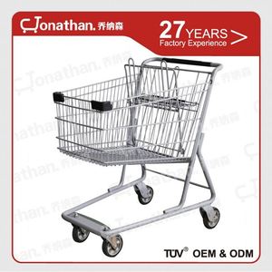 110L dépliable pour supermarché mobile pas cher shoopping polyester chariot - Product Image 1