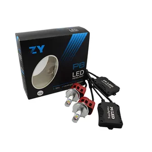 45 W 4500LM LED ראש האור H4 H7 H11 9004 9012 D2 5202 P6 LED סופר מבריק פנס לכל מכוניות