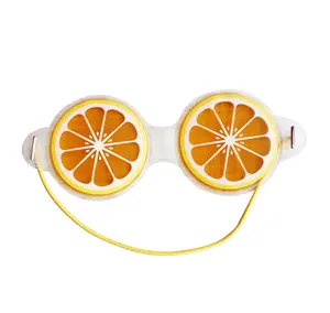 Summer gel filled Lemon Ice Sleep Eye Mask for sale