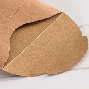 Biologisch abbaubarer Bastel papier umschlag für Unterwäsche verpackungen Benutzer definierte Logo-Damen-Höschen verpackungs umschläge