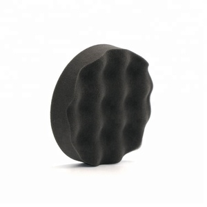 <span class=keywords><strong>Tampon</strong></span> en mousse personnalisé pour voiture, 1 pièce, éponge de <span class=keywords><strong>polissage</strong></span> pour véhicule, gaumeau, noir - Product Image 2