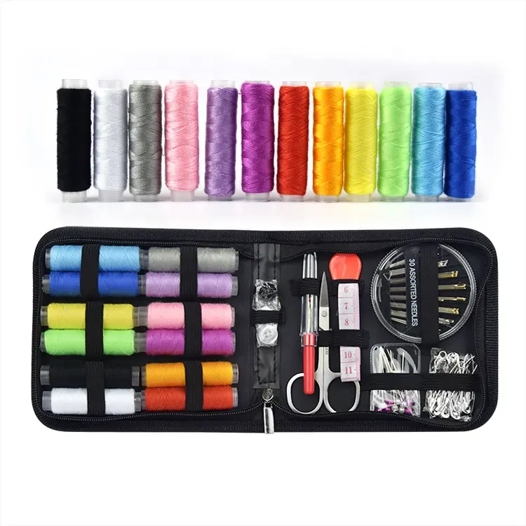Portable sewing kit and repair sewing kit is suitable for travel
