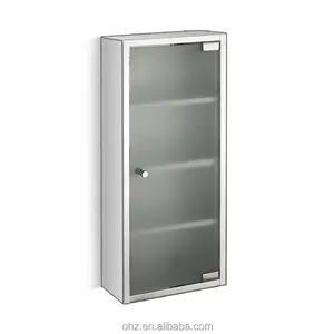 ตู้เก็บของติดผนังโลหะสำหรับห้องครัวพร้อมประตูกระจก - Product Image 1