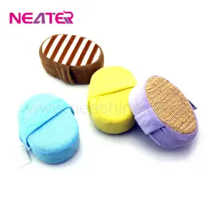 Ningbo-esponja de baño para bebés, material de tela suave, cuadrada