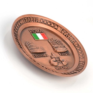 Tùy Chỉnh Thiết Kế Lưu Niệm Tủ Lạnh Nam Châm Men Brass Oval Bàn Kim Loại Tên Tấm - Product Image 3