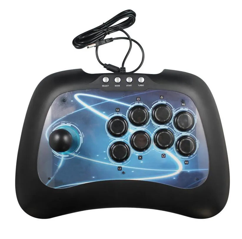 LQJP For PS4 Controller Arcade Pro Street Fighter Fighting Stick USB Wired Controller For PS4/PS3/Xbox 360/pc Controller