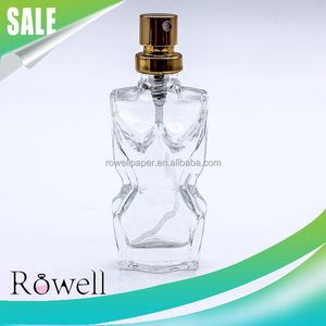 Botella de cristal de <span class=keywords><strong>perfume</strong></span> con forma de cuerpo para mujer, única, 15ml, botella vacía de fragancia con pulverizador - Product Image 1