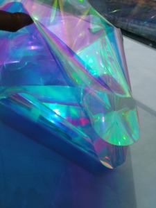 Feuilles <span class=keywords><strong>de</strong></span> tissu en vinyle <span class=keywords><strong>Transparent</strong></span>, Iridescent, pièces - Product Image 4