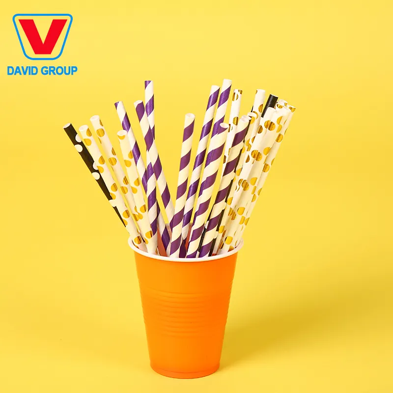 Fast moving items paper straws eco friendly drink long paper straw for promotion