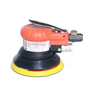 Dust Free 5" PSA or Hook Loop Pad High Speed Self-Vacuum Round Air Dual Action Sander Random Orbit Air Sander