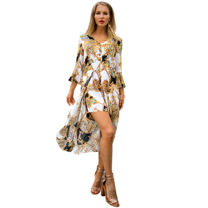 Personalizado corto culottes falda elegante vestido de las mujeres <span class=keywords><strong>ropa</strong></span> de verano mono una pieza pantalones culottes - Product Image 1