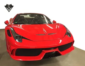 Phong Cách Phổ Biến Cho Ferrari 458 Cản Trước & Bộ Phụ Kiện Thân Xe 458 Mui Xe Đặc Biệt 458