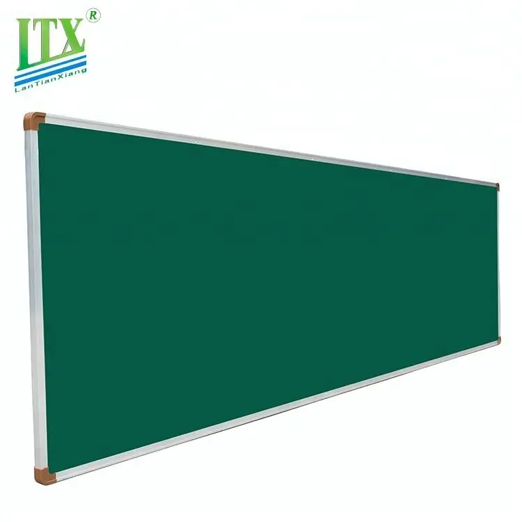 Özelleştirilmiş manyetik alüminyum alaşım çerçeve yeşil yazı tahtası, okul beyaz tahta sınıf için