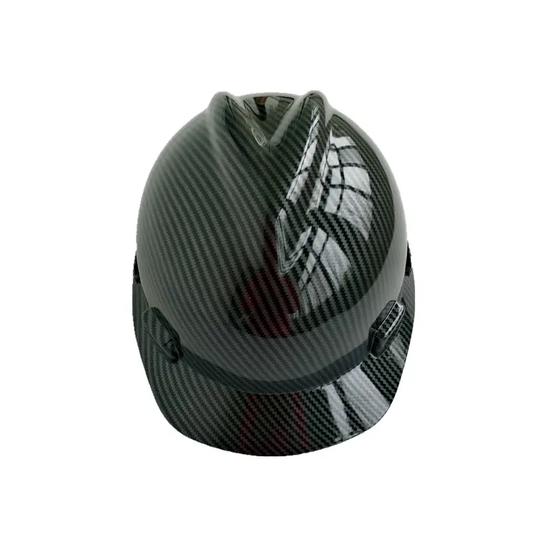 abs pe ventilate construction clear safety helmet for work