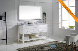 Salle de bain Double <span class=keywords><strong>vasque</strong></span> ensemble, Armoire de toilette avec open plateau ( TRE005B ) - Product Image 3