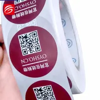 Campione gratuito impermeabile adesivi in vinile adesivo personalizzato adesivi di stampa logo personalizzato stampa di etichette