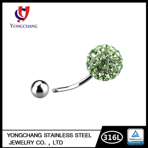 Muestras <span class=keywords><strong>gratis</strong></span> de joyería anillo del botón de vientre del barbell curvado de <span class=keywords><strong>anime</strong></span> para la perforación del ombligo - Product Image 4