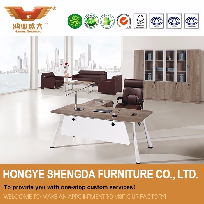 Bureau de direction table avec table d'appoint