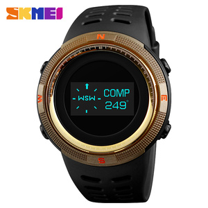 Nuevo Reloj Deportivo de Moda SKMEI 1360 para Hombre, Resistente al Agua, con Podómetro de Calorías, Reloj Digital LED de <span class=keywords><strong>Fitness</strong></span>, Brújula, Reloj de Pulsera de Lujo - Product Image 1