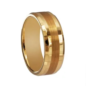 SZ Cheng Jewelers vaginale dei monili del tungsteno anello in oro disegni per gli uomini