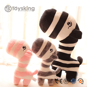 Peluche zèbre - Animal en peluche, jouet de safari de la faune africaine, animal de zoo câlin et cadeau pour l'anniversaire des enfants - Product Image 1