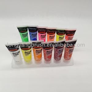 Ensemble de <span class=keywords><strong>peinture</strong></span> <span class=keywords><strong>acrylique</strong></span> à base d'eau de haute qualité - 12 couleurs pour les enfants pour dessiner - Product Image 2