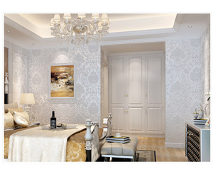 Papier peint européen non tissé canapé TV fond hôtel salon chambre 3d relief papier peint décoration maison - Product Image 3