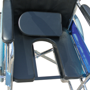 2017 Hospital steel foot pegs with potty seat chair wheeled - Product Image 2