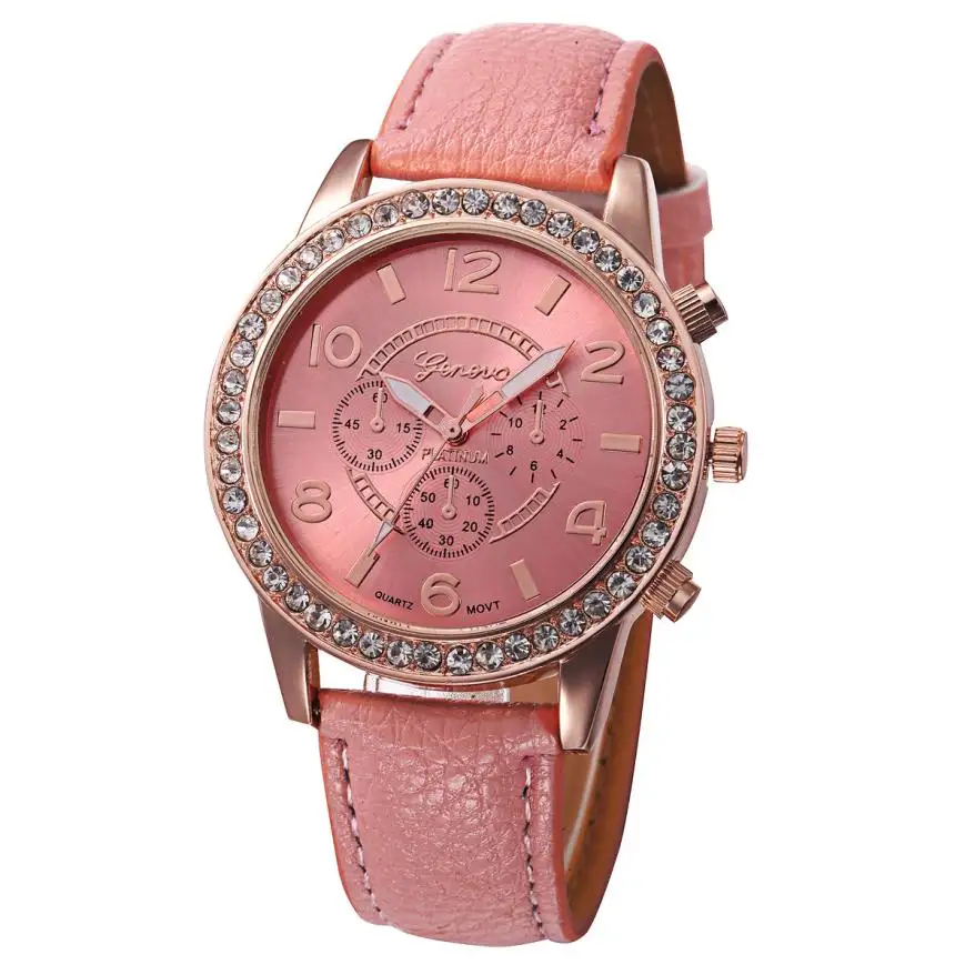 Wholesale Japan Movt Quartz Wrist watch Geneva Brand Watches Price