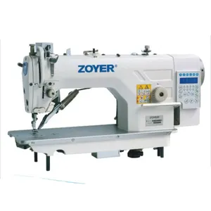 Zoyer-Cortadora automática de ZY9000-D4S, máquina de coser Industrial de punto de bloqueo