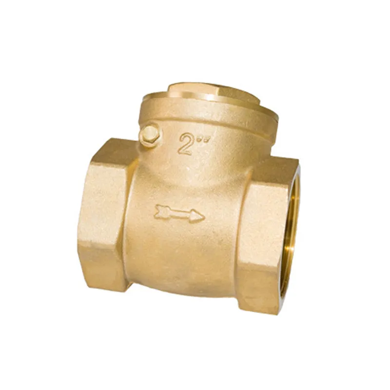 China supply spring loaded swing brass air compressor check valve for sale