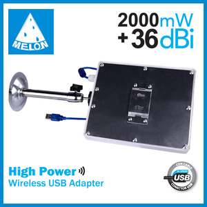 adaptador de red tarjeta WLAN adaptador usb wifi antena exterior Melón N9 - Product Image 3