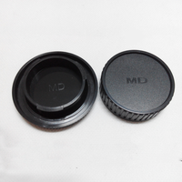 Accessoires pour appareil photo numérique, plastique noir, adapté à toutes les marques de ceintures, couverture avant et arrière d'objectif
