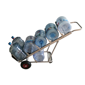 Camión de mano de botella de agua rodante usado industrial 7PCs - Product Image 1