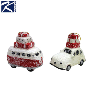 Ornements en céramique personnalisés, <span class=keywords><strong>Train</strong></span> de noël, 1 pièce, meilleure vente - Product Image 6