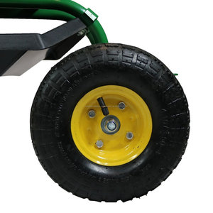 Jardín rodante Scoot Tractor Asiento de Trabajo de cuatro Ruedas Con Balde Cesta - Product Image 6