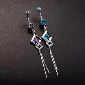 <span class=keywords><strong>Ventre</strong></span> Affichage Minimaliste <span class=keywords><strong>Piercing</strong></span> <span class=keywords><strong>Faux</strong></span> Nombril Anneau - Product Image 6