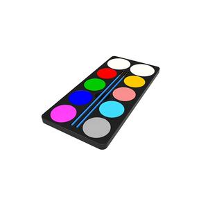 Costume de <span class=keywords><strong>carnaval</strong></span> d'Halloween <span class=keywords><strong>professionnel</strong></span> <span class=keywords><strong>maquillage</strong></span> visage et peinture corporelle à base d'eau en différentes couleurs fournitures de peinture corporelle - Product Image 4