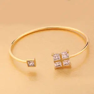 New design fashion new gold plated fancy bangles models