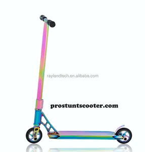 Newest Rainbow Pro Stunt Scooters With 110ミリメートルAirホイール