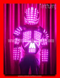 Design personnalisé led robot costume pour stage show, Led robot vêtements contrôlé <span class=keywords><strong>par</strong></span> télécommande. Sd carte, Dmx 512 - Product Image 2