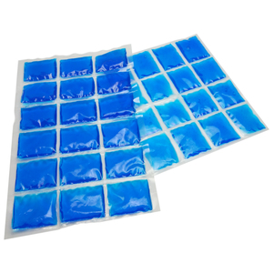 Contiene 18 celdas individuales en la manta de hielo Paquete de <span class=keywords><strong>gel</strong></span> fresco flexible Hoja de hielo <span class=keywords><strong>para</strong></span> fiambreras - Product Image 1