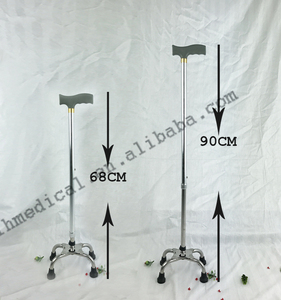 เหล็กแบบพกพาสี่ขาไม้เท้าสำหรับคนชรา - Product Image 2