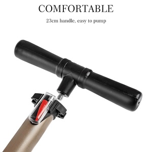 Pompes à vélo ROCKBROS 160 PSI, valves Presta et Schrader, AV FV, gonfleur pour VTT et vélo <span class=keywords><strong>de</strong></span> route, corps en acier au carbone, <span class=keywords><strong>pompe</strong></span> à air pour le cyclisme - Product Image 3